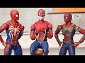 SPIDERMAN Vs Superhero Avengers In The Spider-Verse Figure Stopmotion