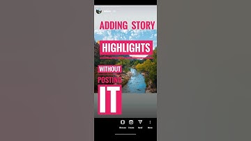 How to add story highlights without posting it | Insta hacks