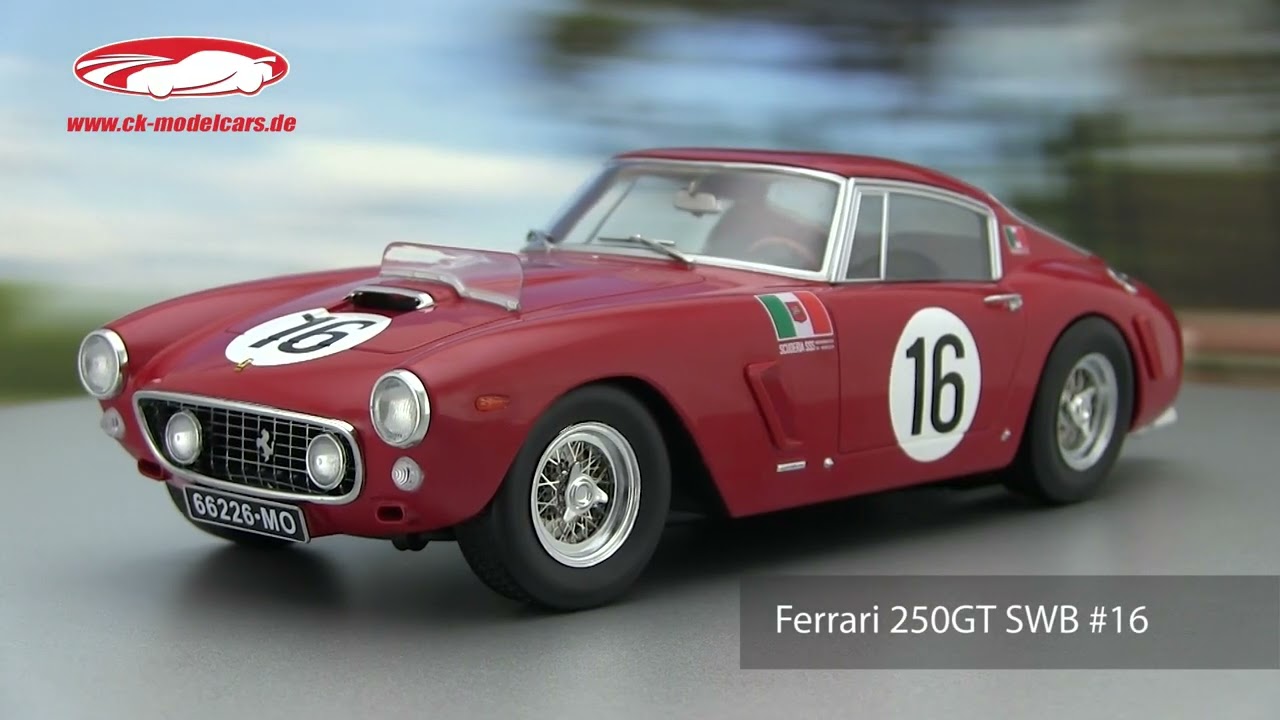 KK-Scale 1:18 Ferrari 250 GT SWB #16 24h LeMans 1961 Trintignant