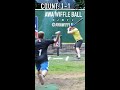 No One Expected That😭 #dingersornothing #wiffleball #baseball #postseason #shorts