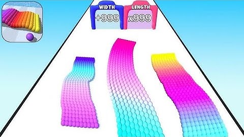 Satisfying Mobile Game: canvas run, Roof Rails, JuiceRun, Muscle Rush, Count Masters...