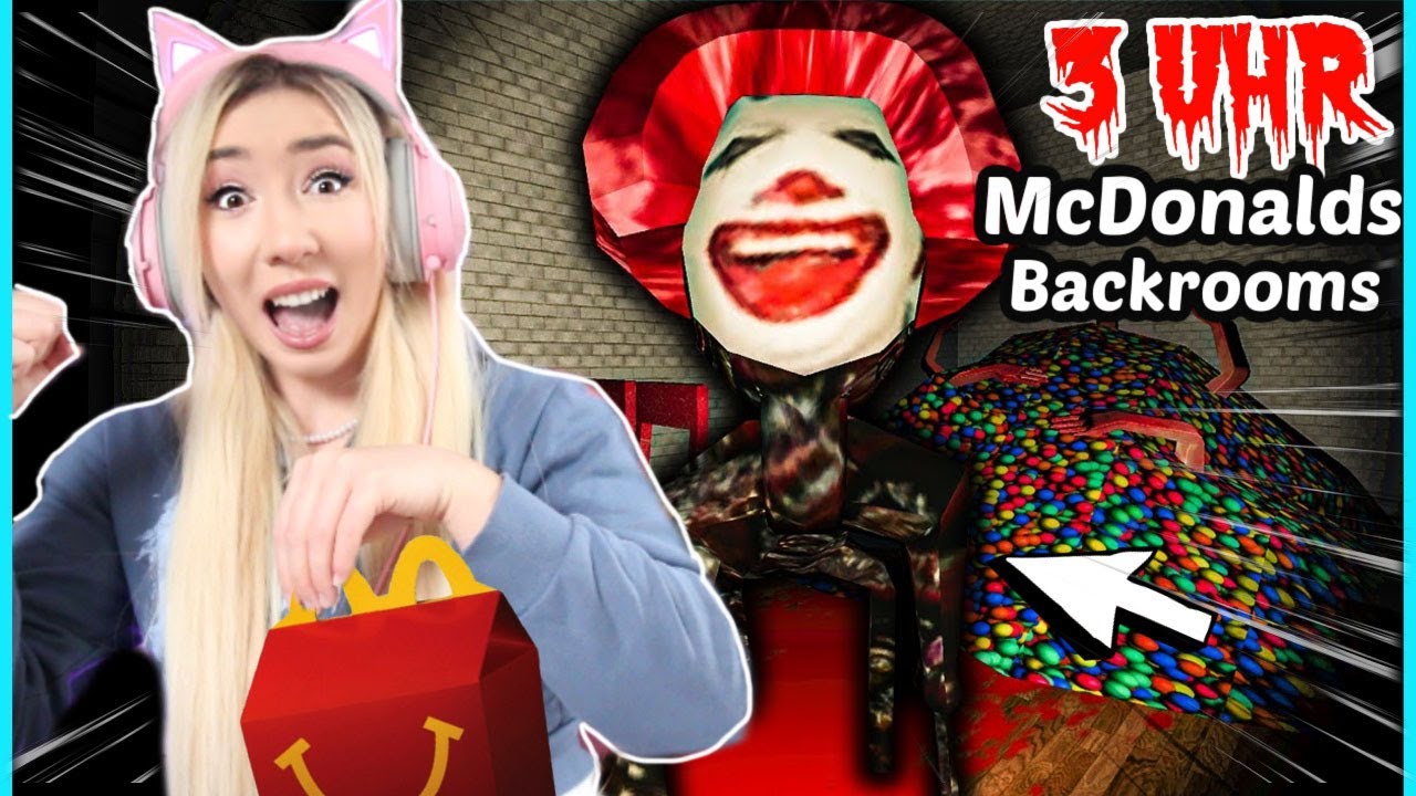 Spiele ALLEINE niemals auf SPIELPLATZ in BACKROOMS wenn Ronald MCDONALDS dich fangen will (3 UHR)