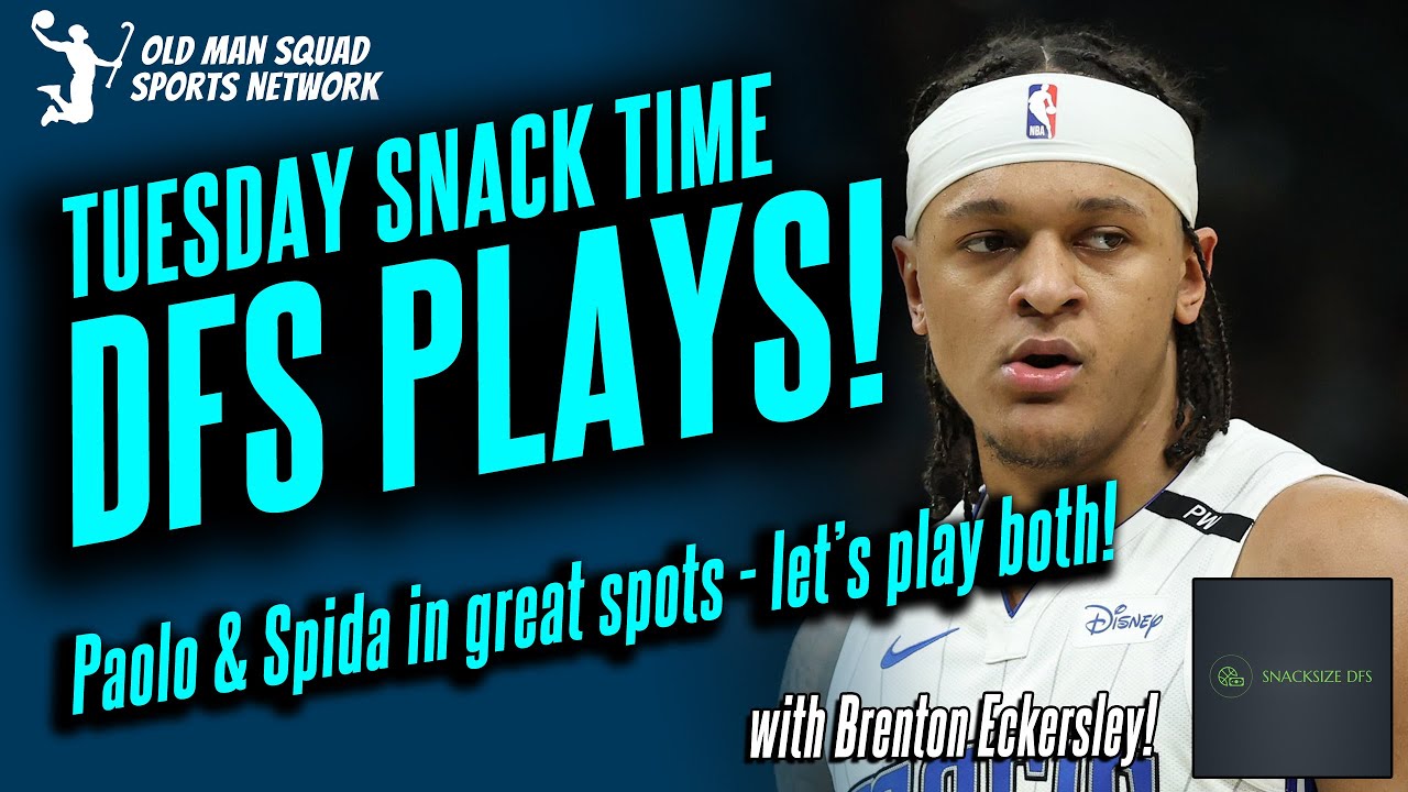 Spida Apollo Paolo & Spida in Great Spots - Can You Play Both | NBA DFS Plays for ...