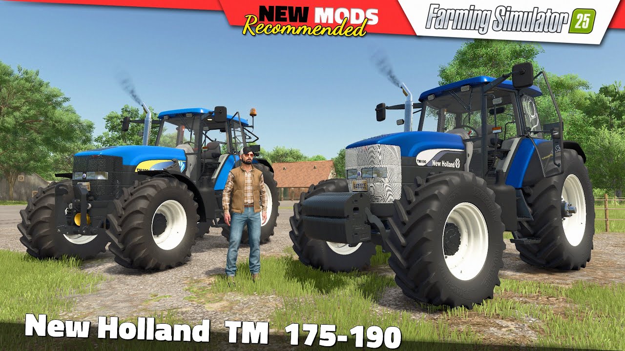 FS25 | New Holland TM 175-190 - Farming Simulator 25 Mods Review QHD ...
