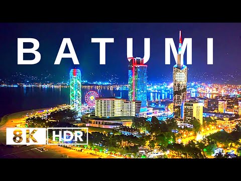 Batumi, Georgia in 8K HDR 10 BIT ULTRA HD Drone Video (60 FPS)