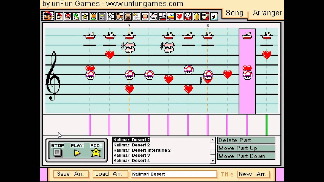 mario kart 64 music composer