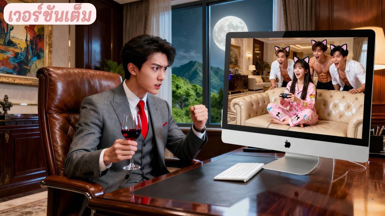 CEOหนีงานแต่งเพื่อแกล้งเมีย! แต่ไม่รู้ว่าเธอยิ้มเรียกหนุ่มหล่อ7คนมาสนุกด้วย!