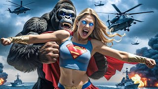King Kong vs Alien UFO: The Battle for Earth Begins | Epic Cinematic Wildlife Fight