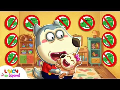 ¿De quién es el bebé? 👶 Wolfoo no quiere compartir a Lucy + Más🌈‪@LucyEnEspanol