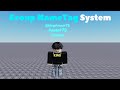 How to Make a Group NameTag in Roblox Studio
