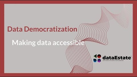 dataEstate® - Data Democratization