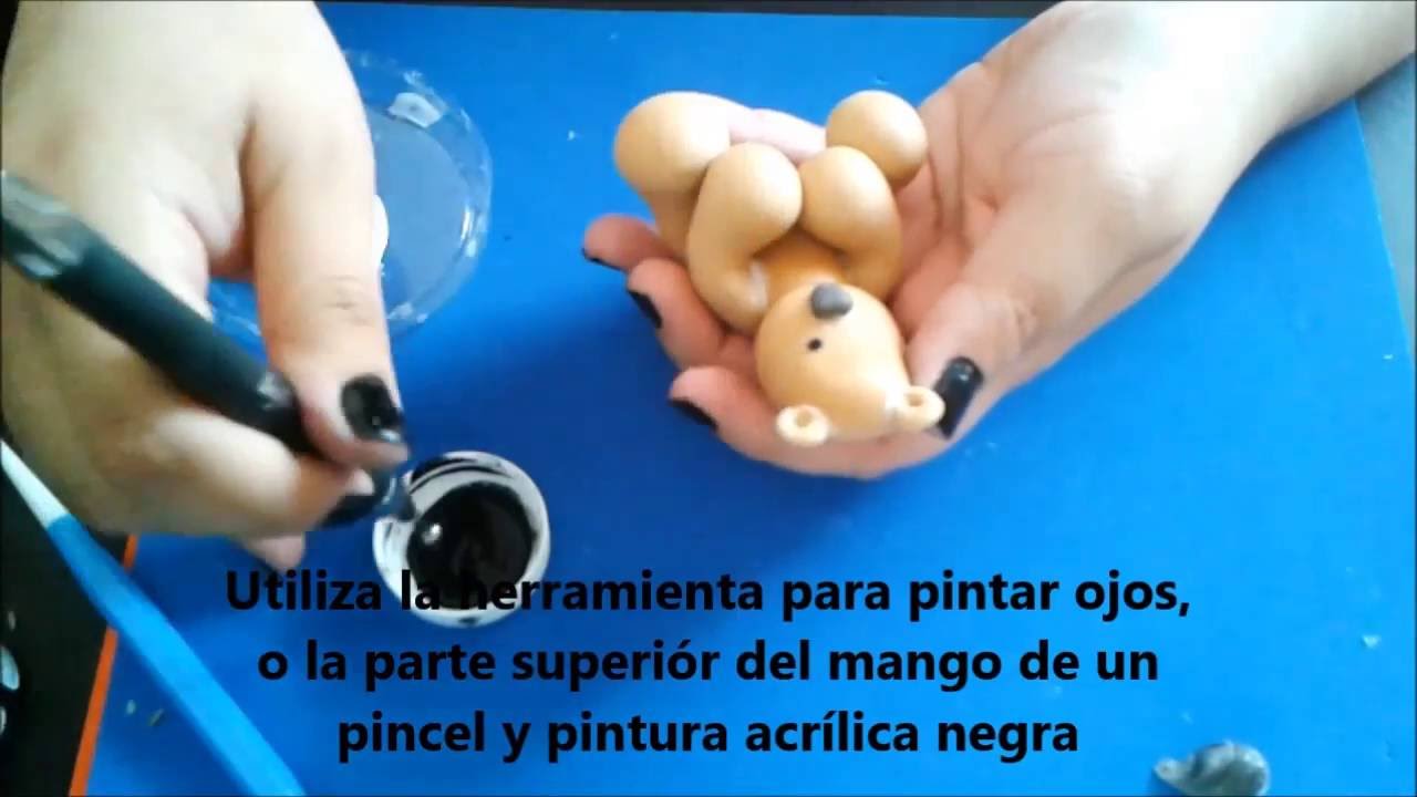 Oso De Porcelana Fria Paso A Paso Youtube