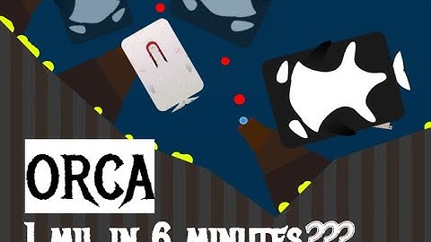 Deeeep.io - Orca/Killer Whale Gameplay pt.1 (1 mil in 6 minutes!!!)