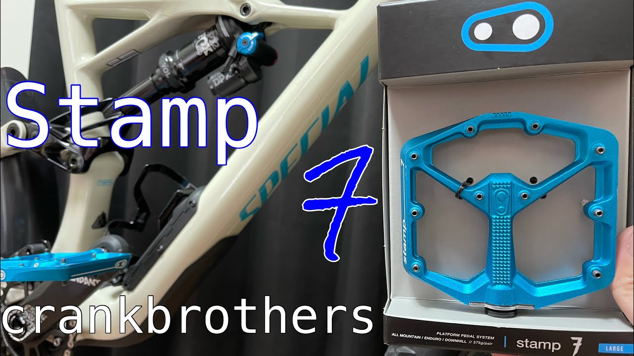 Crankbrothers Stamp 7 Electric Blue | Unboxing | Install | MTB