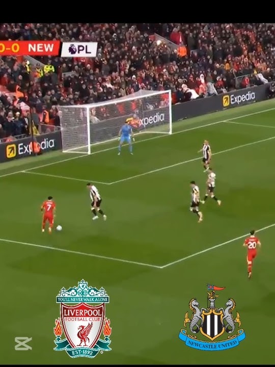 Subscribe.Liverpool best Newcastle at Anfield Stadium