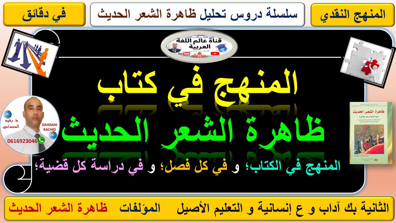 ظاهرة الشعر الحديث، المنهج الموظف في الكتاب