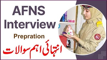AFNS interview Important Questions | Army Interview questions | Interviews Tips | AFNS List