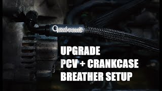 Honda Del Sol K20 K24 PCV crankcase breather upgrade