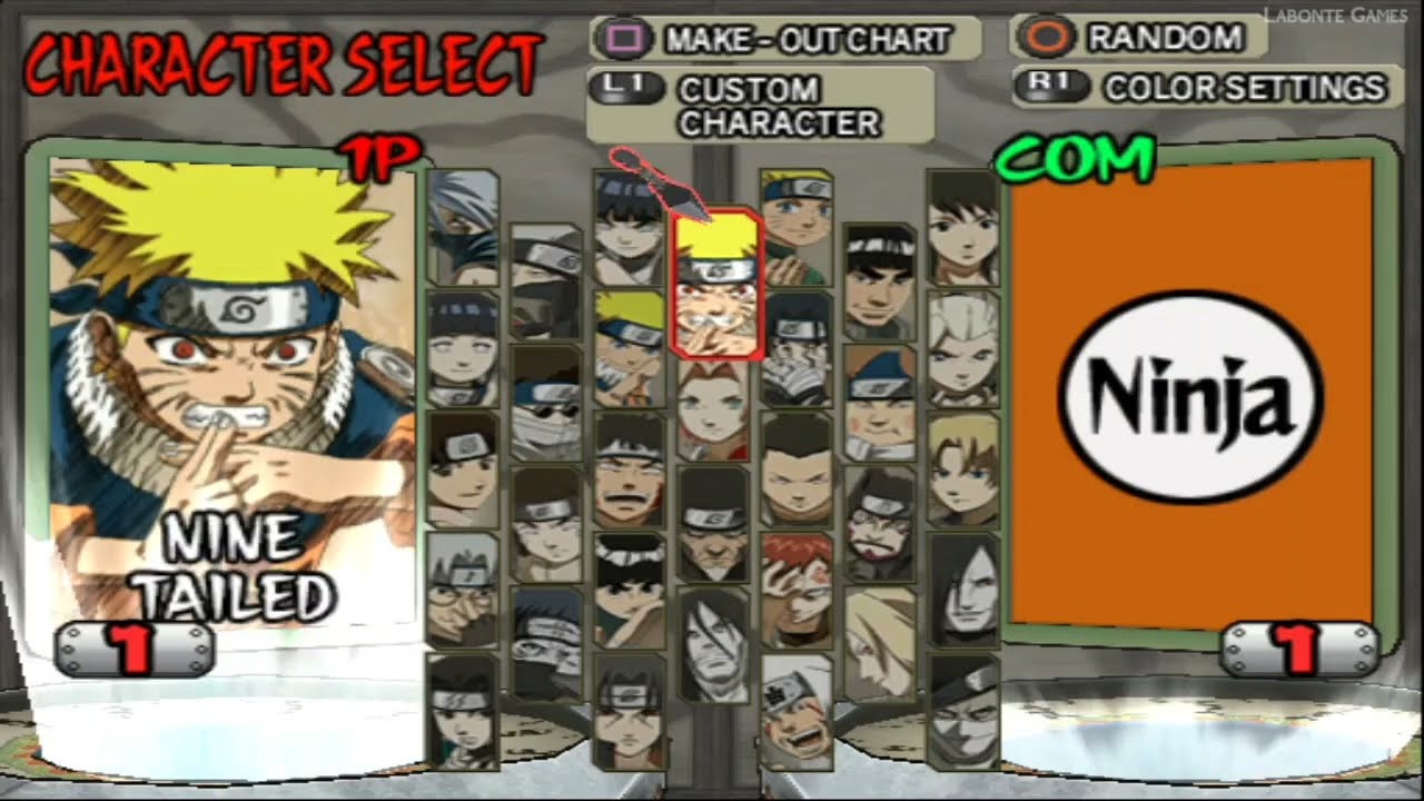 Naruto - Ultimate Ninja ROM - PS2 Download - Emulator Games