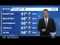 Heat, humidity, and a few storms in the weekend forecast for SE Georgia, Lowcountry