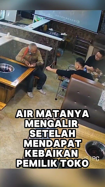 Tak Kuasa Menahan Air Mata Setelah Mendapatkan Kebaikan dari Pemilik Toko 🥺