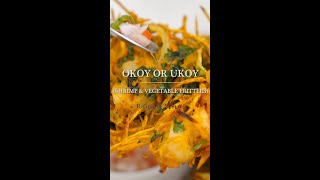 Mouthwatering Okoy: The Best Shrimp and Vegetable Fritters Recipe #shorts