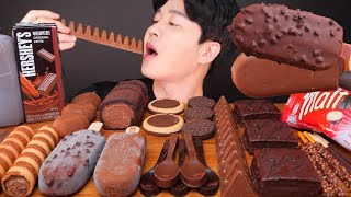 ASMR CHOCOLATE🍫 DESSERTS 초콜릿 디저트 먹방 EDIBLE SPOON, MALTEASERS, SNACKS, COOKIE EATING SOUDNS MUKBANG