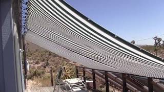 Cooling My House With Shade Cloth Part 5. How They Handle High Winds !!