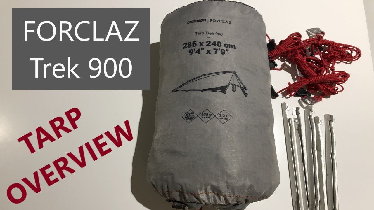 Forclaz Trek 900 Tarp I Ultralight Tarp Overview - YouTube