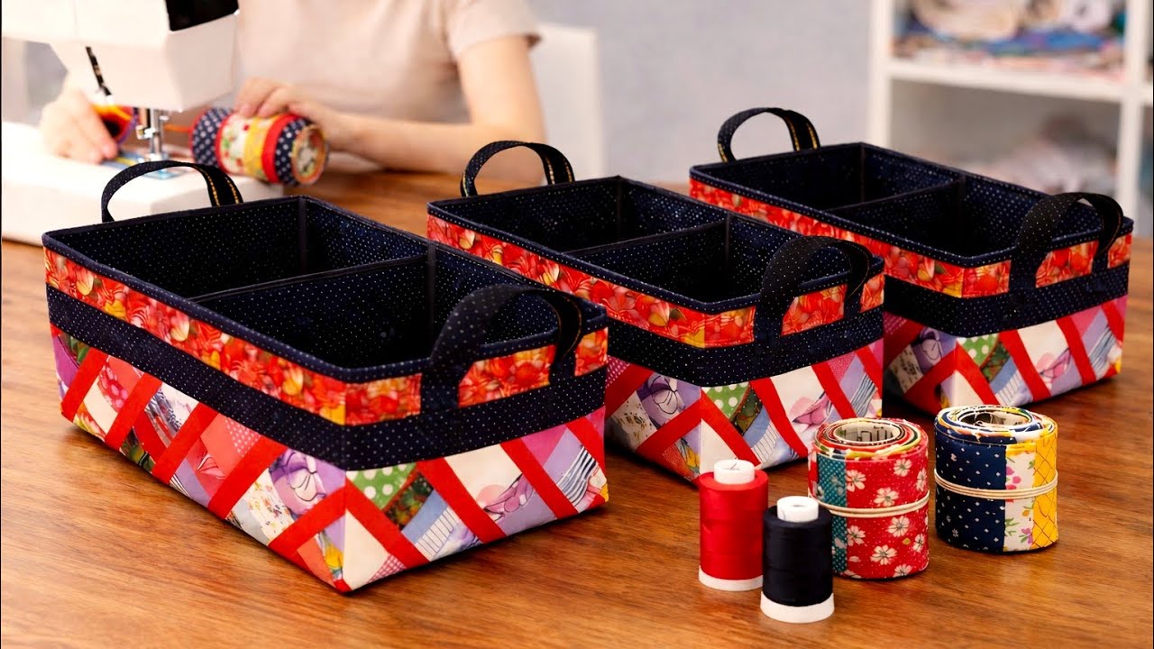 Бюджетный органайзер на два отделения. Цельнокроеная перегородка. Утилизация.