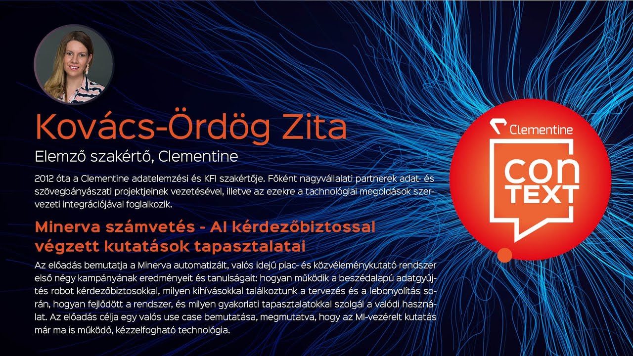 Kovács-Ördög Zita: Minerva számvetés - AI kérdezőbiztossal végzett kutatások tapasztalatai