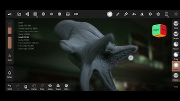 monster made with nomadsculpt on samsungs21ultra and spen