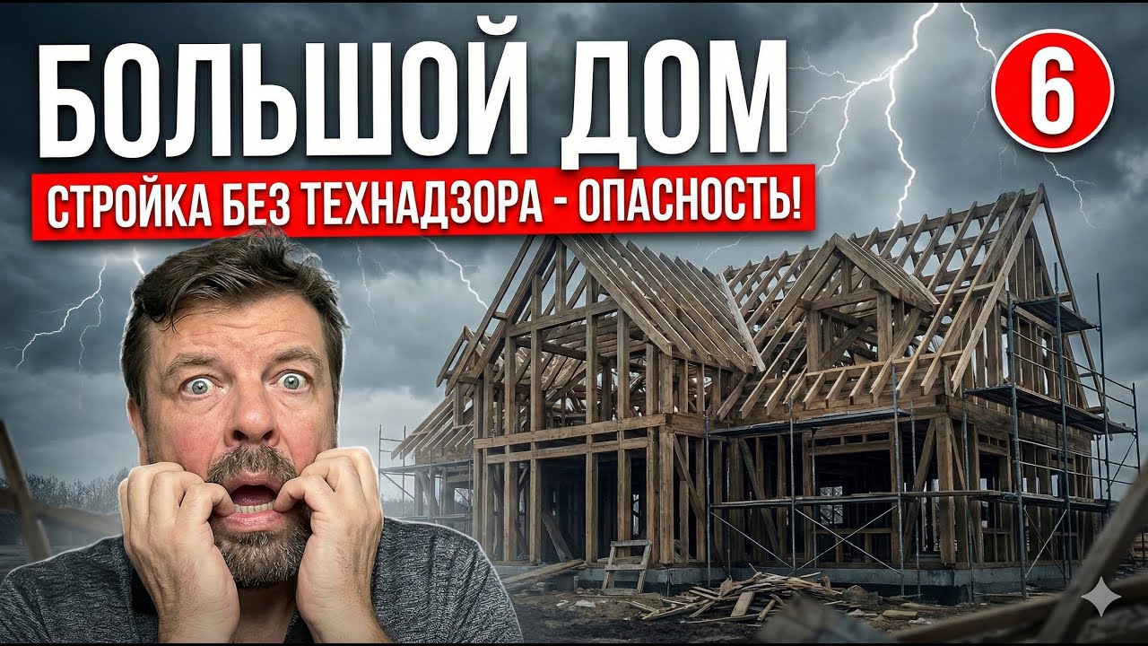 Не стройте без технадзора!  Это опасно!
