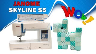 JANOME SKYLINE S5 - Швейная машина с зигзагом 9 мм!