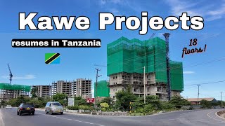28 New Towers being constructed at Kawe Dar Es Salaam Tanzania 2024