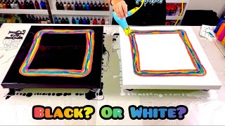 # 625  NEW!  Which One Is Better?? You Decide!  Acrylic Pouring