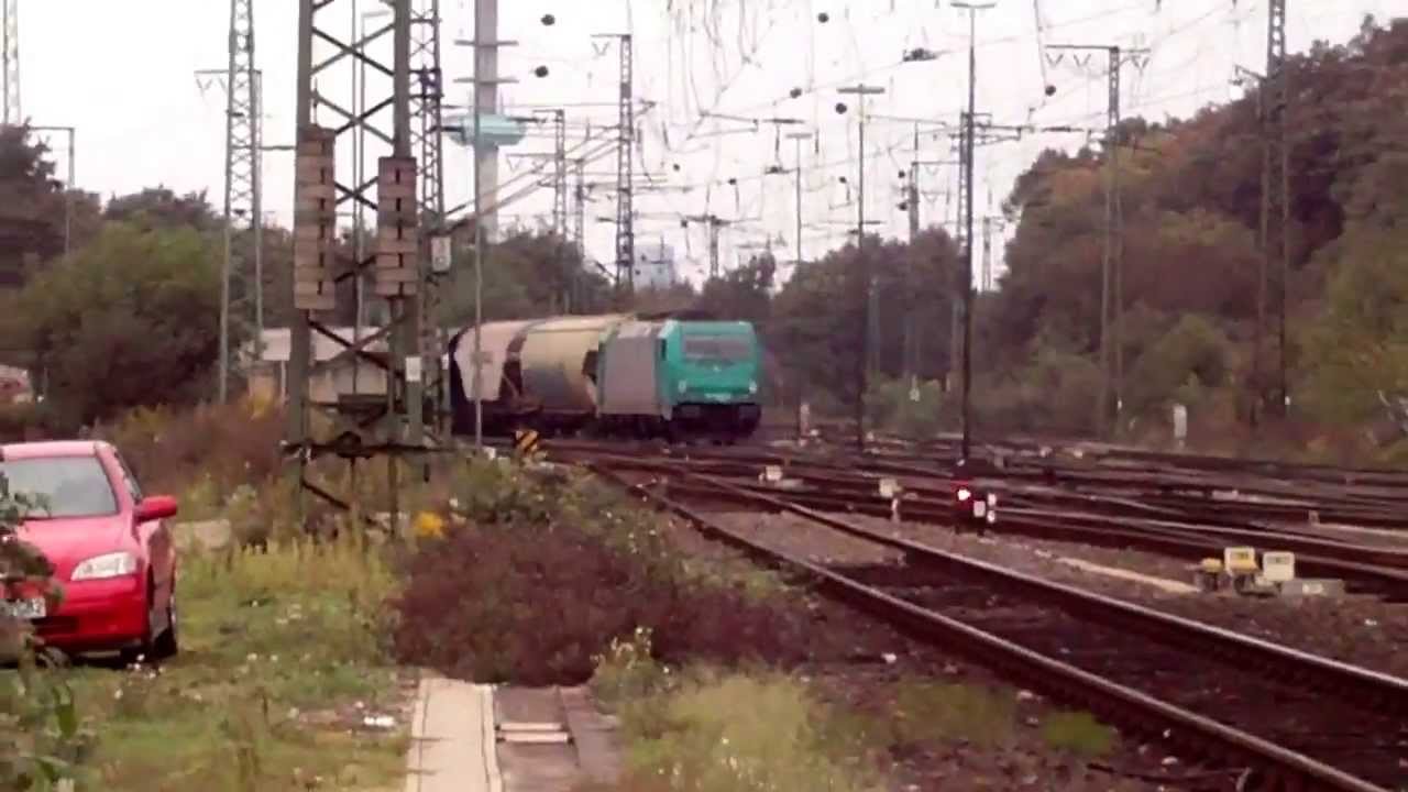 Rare,Seldom Train combination(consist) , after the train a Green Electric loco Class185 .