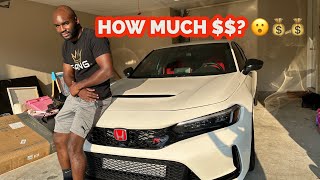 How Much I Paid For My FL5 2023 Honda Civic Type R !!