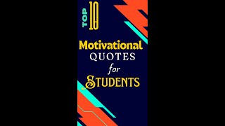 Top 10 Motivational Quotes for Students to Study Hard in English #motivational #quotes