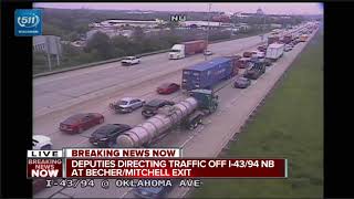 Police investigation shuts down northbound lanes of I-43/94 in Milwaukee