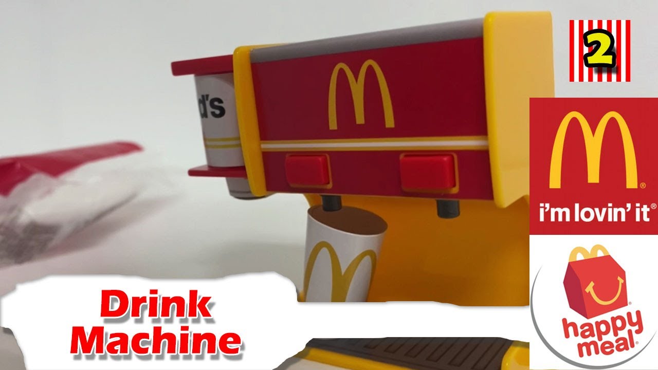 McDonald's Drink Machine For Kids Happy Meal YouTube