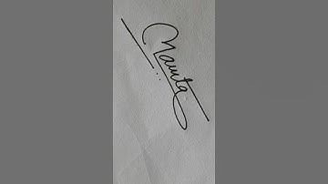 Professional Signature ✍Style for Mamta❤ #trending #viral #signature #reels #ytshorts #shorts