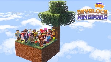 I Joined the FIRST Skyblock SMP | Skyblock Kingdoms