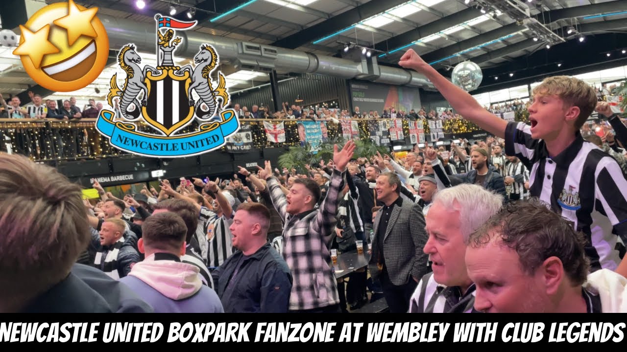 Newcastle United’s INSANE FANZONE at BoxPark Wembley vlog !!!!! YouTube
