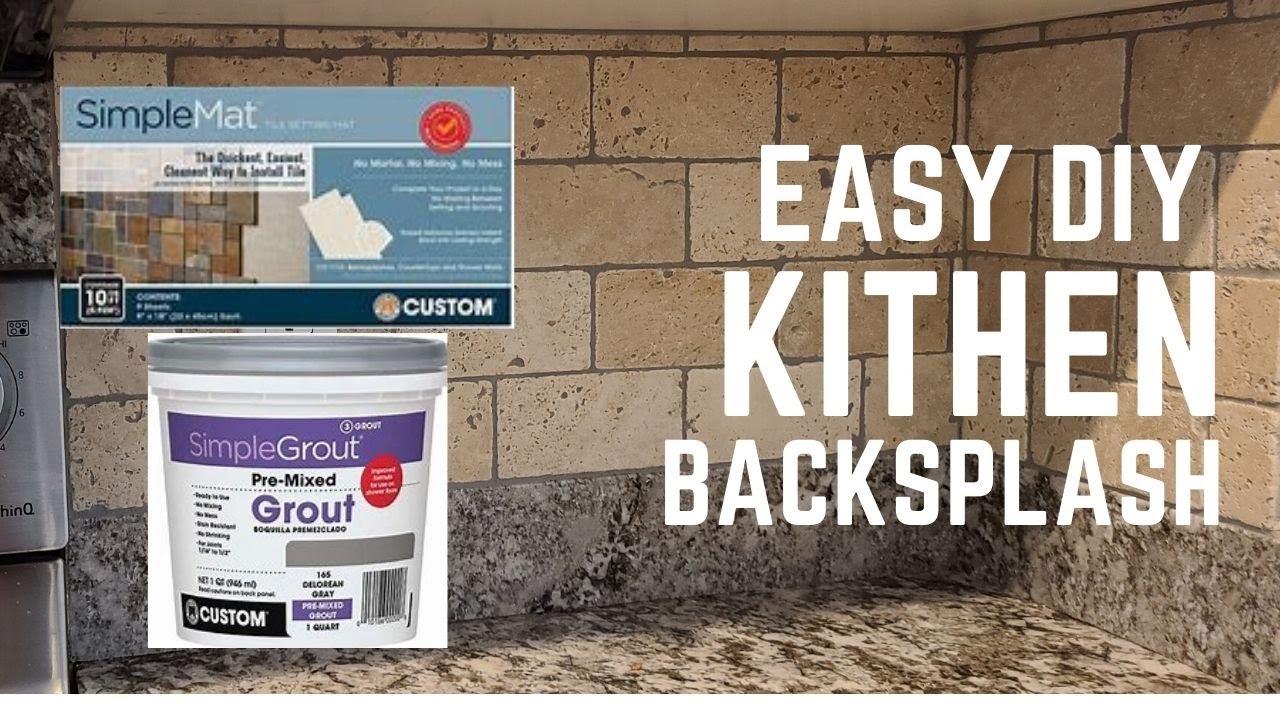 Tiling a Backsplash with Tile Mat: A SimpleMat Review