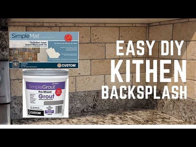 Easy Installing Backsplash Tile With Musselbound Tile Adhesive 