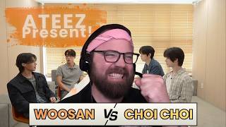 ATEEZ Woosan vs TXT Soobin & Beomgyu! | 9트쫑 EP.4 Reaction