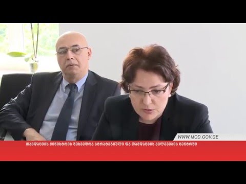 თავდაცვის მინისტრის შეხვედრა სტრატეგიული და თავდაცვის კვლევების ცენტრში