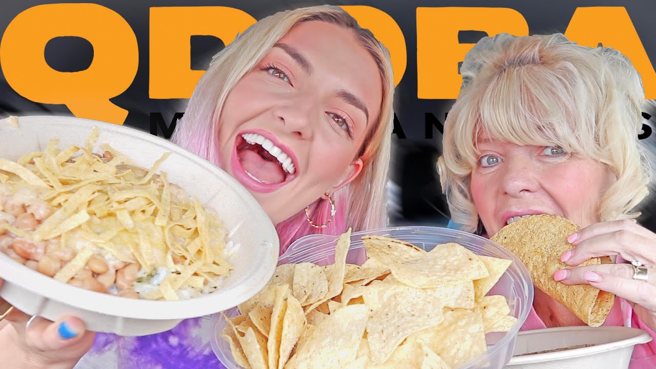 Qdoba MUKBANG w/ My Mama!
