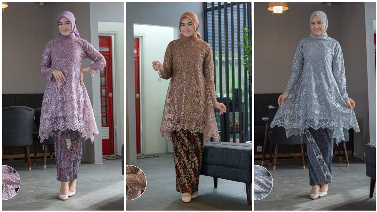 Model Kebaya Brokat Modern Elegan | Nyaman Dipakai & Bikin Anggun Seharian Terbaru 2025-2026